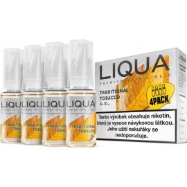 4-Pack Traditional Tobacco LIQUA ELEMENTS E-LIQUID
