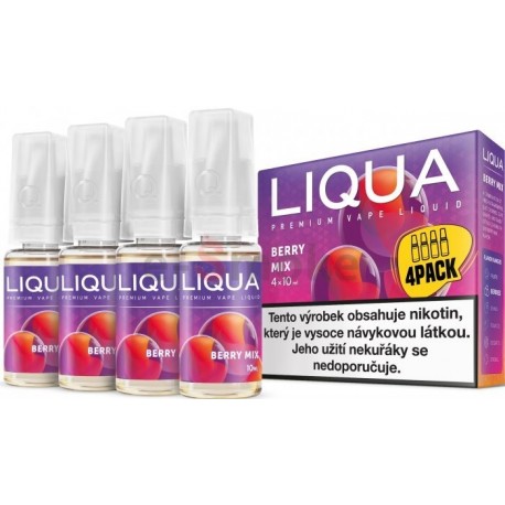 4-Pack Lesné plody LIQUA Elements E-Liquid