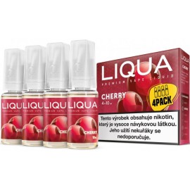 4-Pack Čerešňa LIQUA Elements E-Liquid