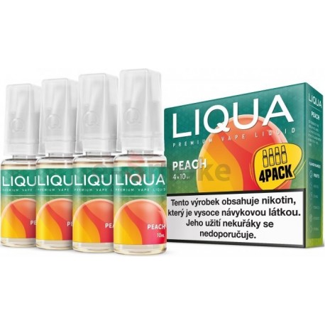 4-Pack Broskyňa LIQUA Elements E-Liquid