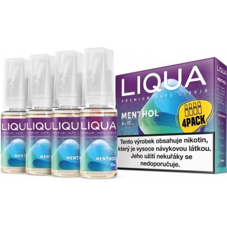 4-Pack Mentol LIQUA Elements E-Liquid
