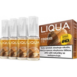 4-Pack Cookies LIQUA Elements E-Liquid