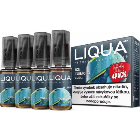 4-Pack Ľadový tabak LIQUA Elements E-Liquid