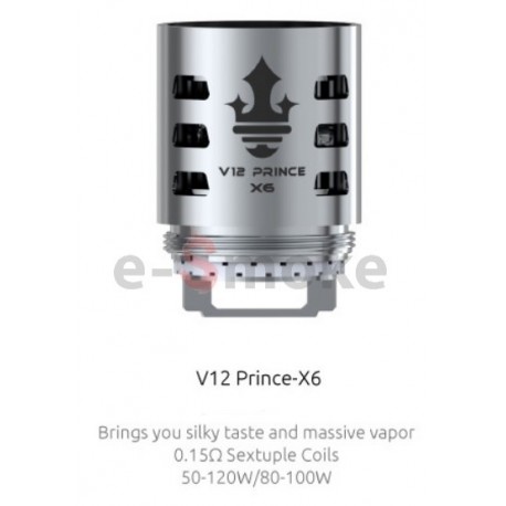 SMOK TFV12 Prince - X6 žhaviaca hlava