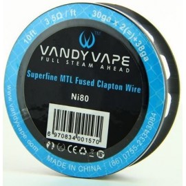 Vandy Vape Ni80 Superfine MTL Fused Clapton_30ga