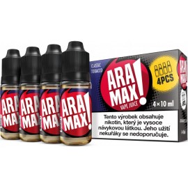 4-Pack Classic Tobacco Aramax e-liquid