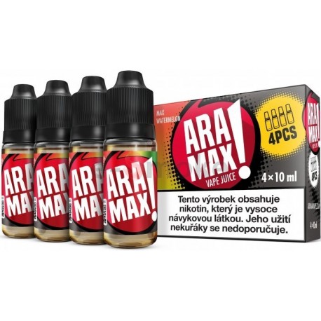 4-Pack Melón Aramax e-liquid