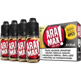 4-Pack Vanilla Max Aramax e-liquid