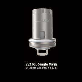 FreeMax SS316L Single Mesh coil 0.12ohm