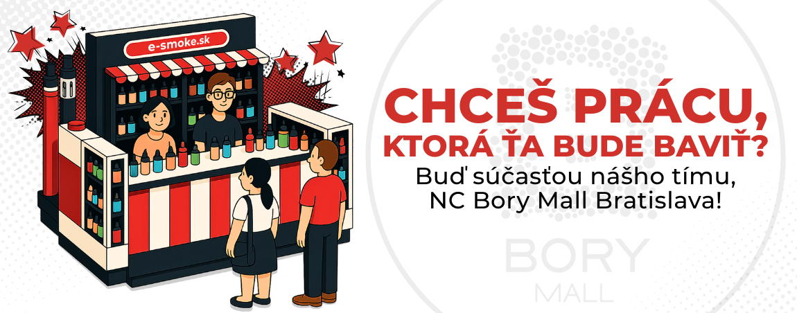 Hľadáme kolegu/kolegyňu do nášho tímu e-smoke