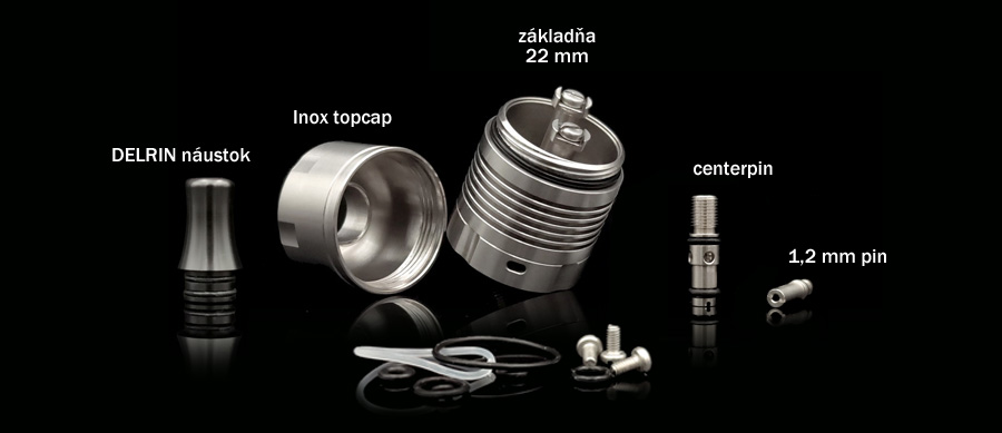 Vape Systems Caiman V5 Basic Kit RDA (www.e-smoke.sk)